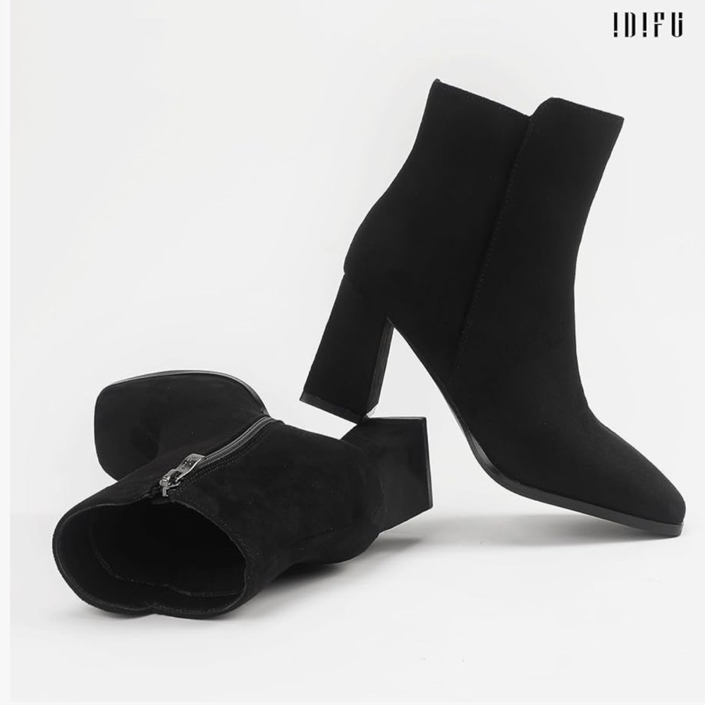 IDIFU  Ankle boots Suede  for women,size 8.5